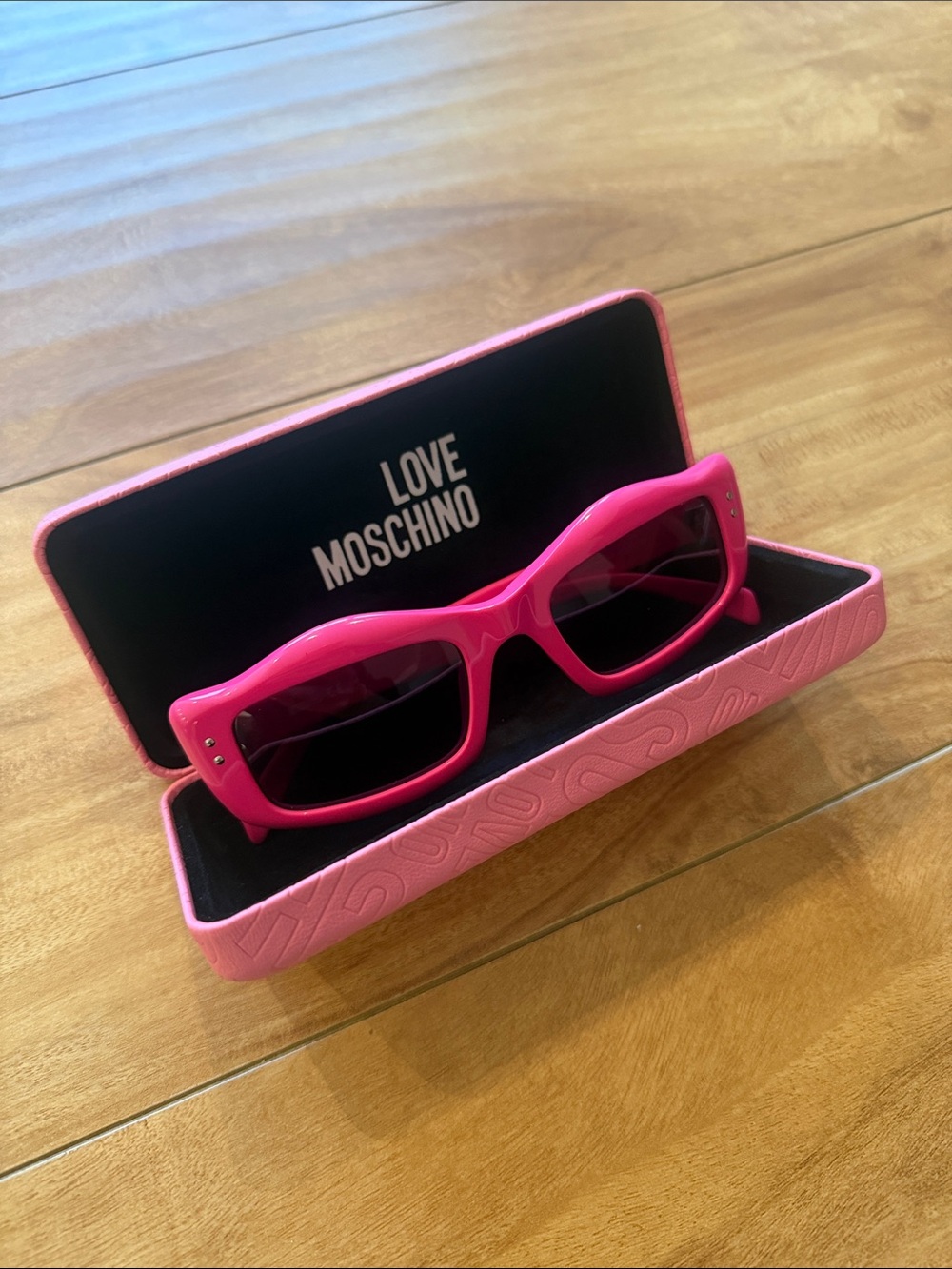 Moschino Hot Pink Sunglasses